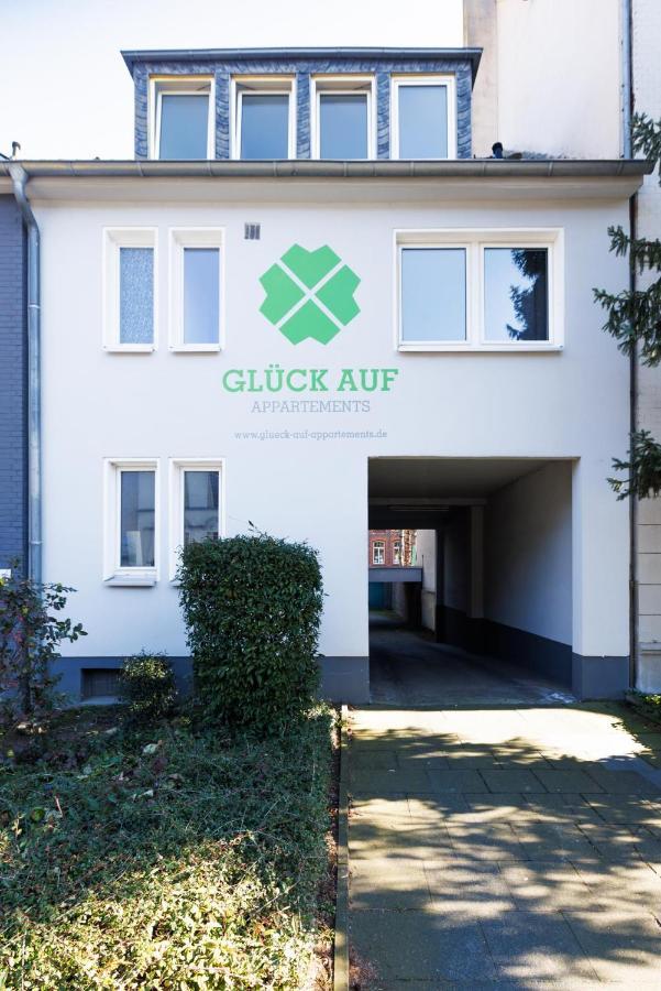 Gluck Auf Appartements Am Stadtpark Duisburg Exterior foto